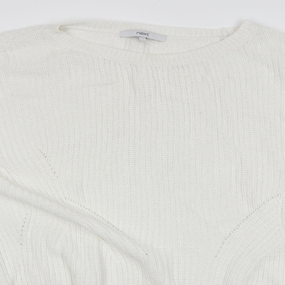 M&S  Womens Ivory   Pullover Jumper Size M