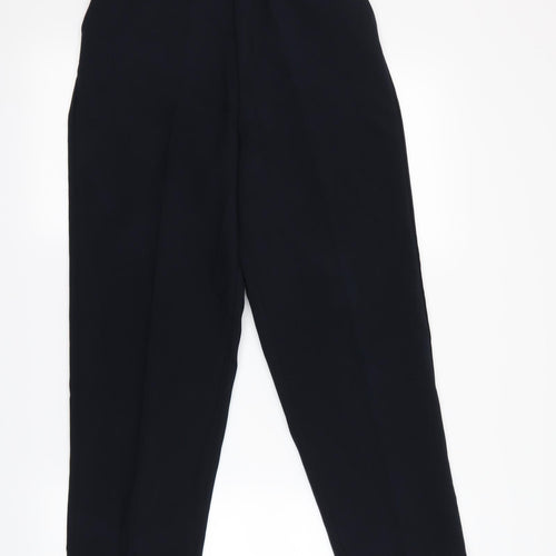 Preworn Womens Blue   Dress Pants Trousers Size 12 L26 in