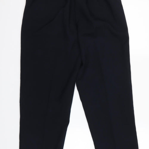 Preworn Womens Blue   Dress Pants Trousers Size 12 L26 in