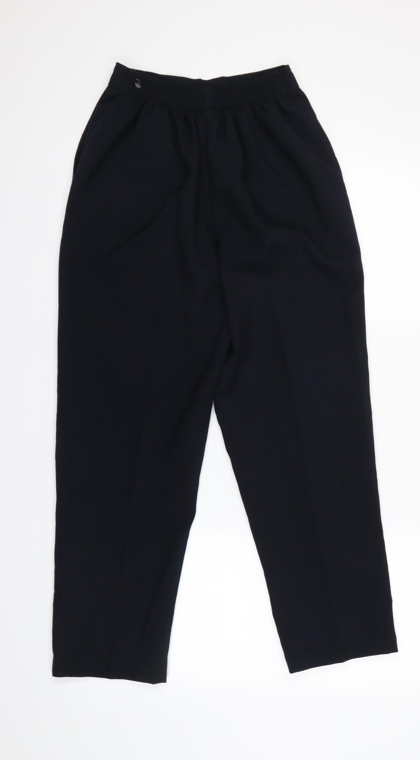Preworn Womens Blue   Dress Pants Trousers Size 12 L26 in