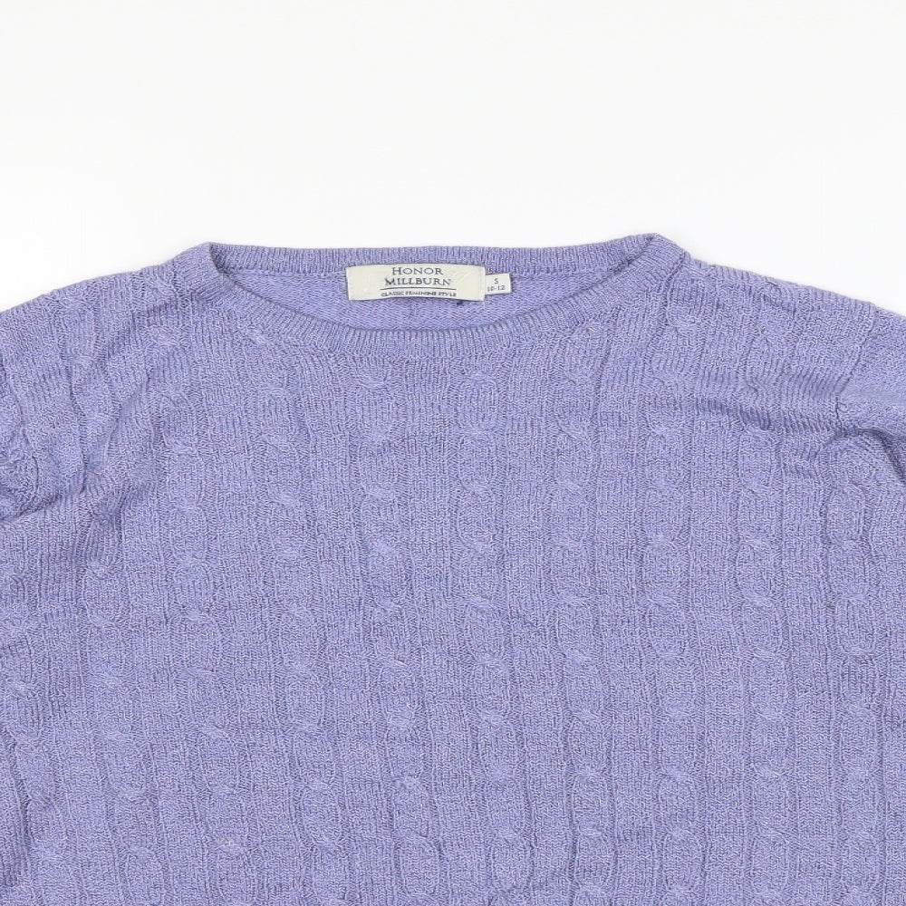 Honor Milburn Womens Purple   Pullover Sweatshirt Size 10