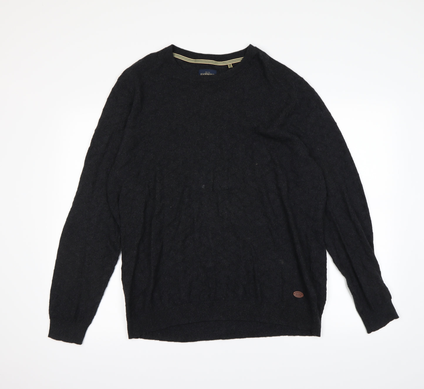Hammond & Co Mens Black   Pullover Sweatshirt Size L