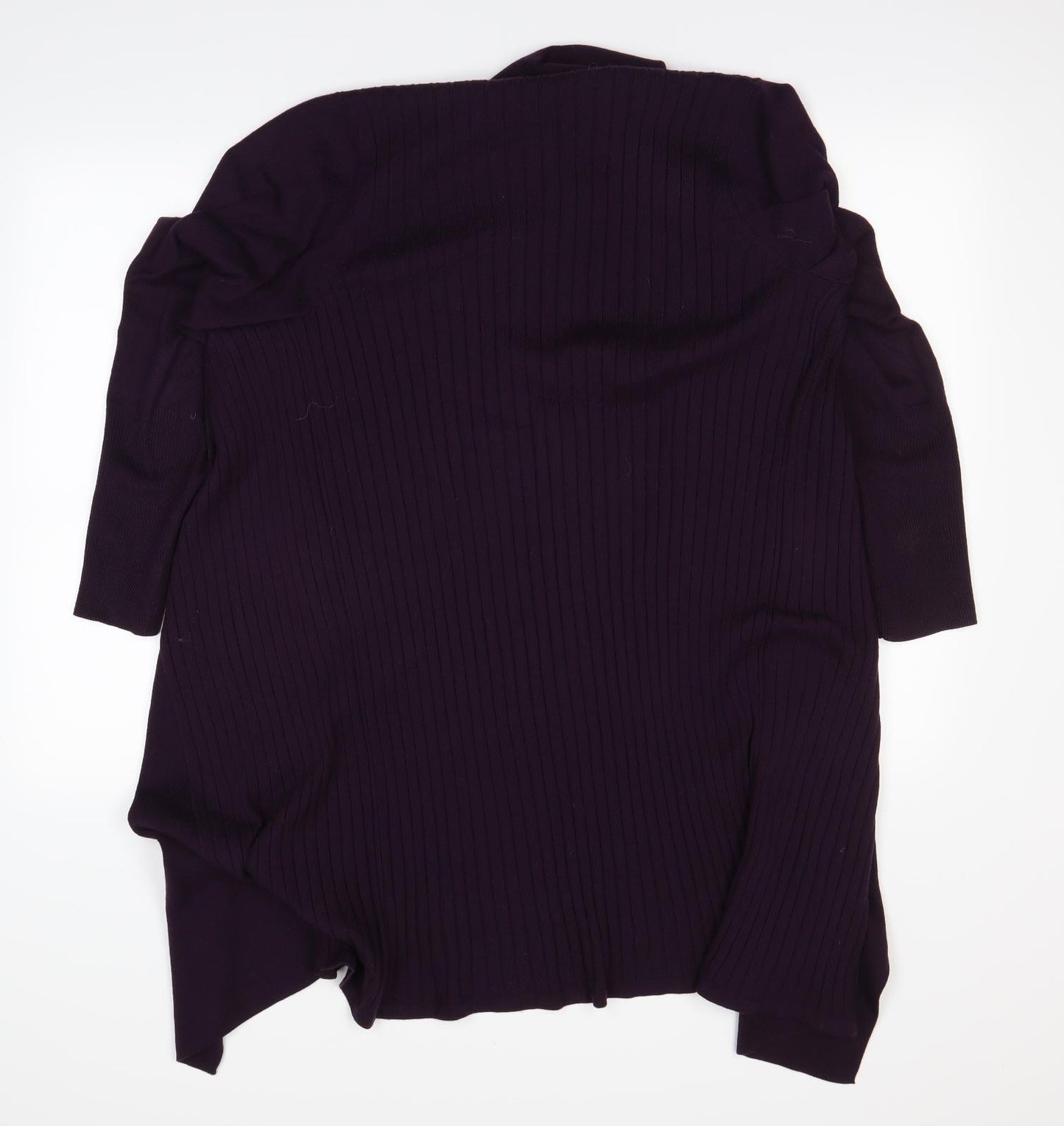 M&S  Womens Purple   Cardigan Jumper Size 16