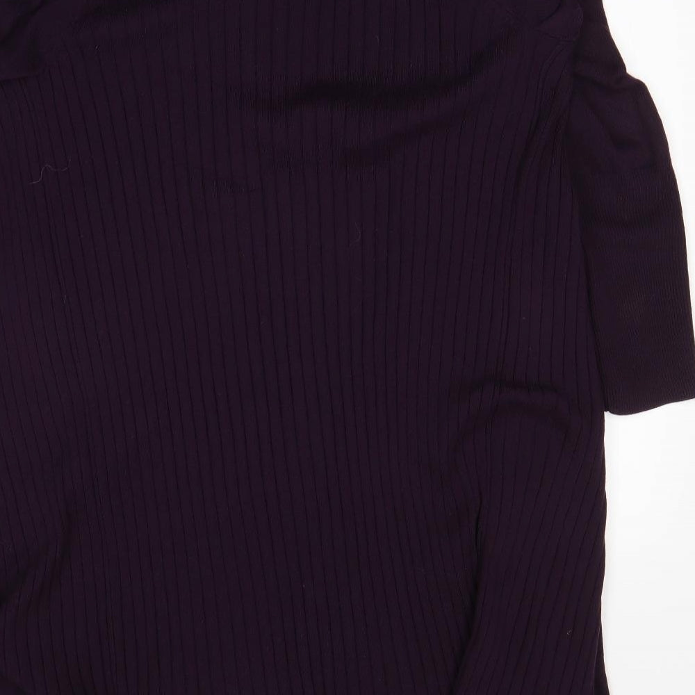 M&S  Womens Purple   Cardigan Jumper Size 16