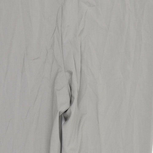 Slimma Mens Grey   Dress Pants Trousers Size 24 L24 in