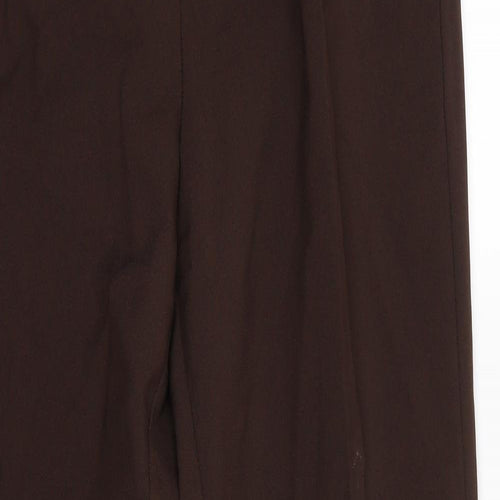 Preworn Womens Brown   Dress Pants Trousers Size S L28 in