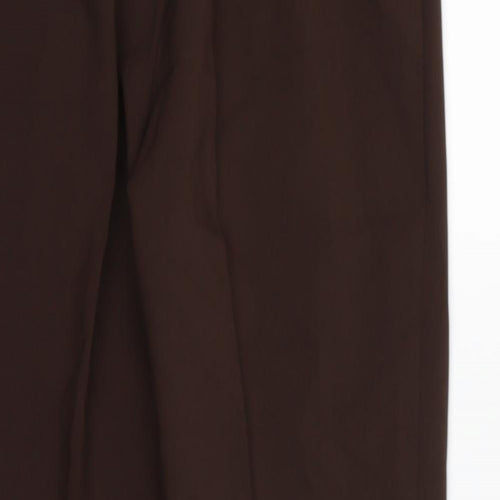 Preworn Womens Brown   Dress Pants Trousers Size S L28 in