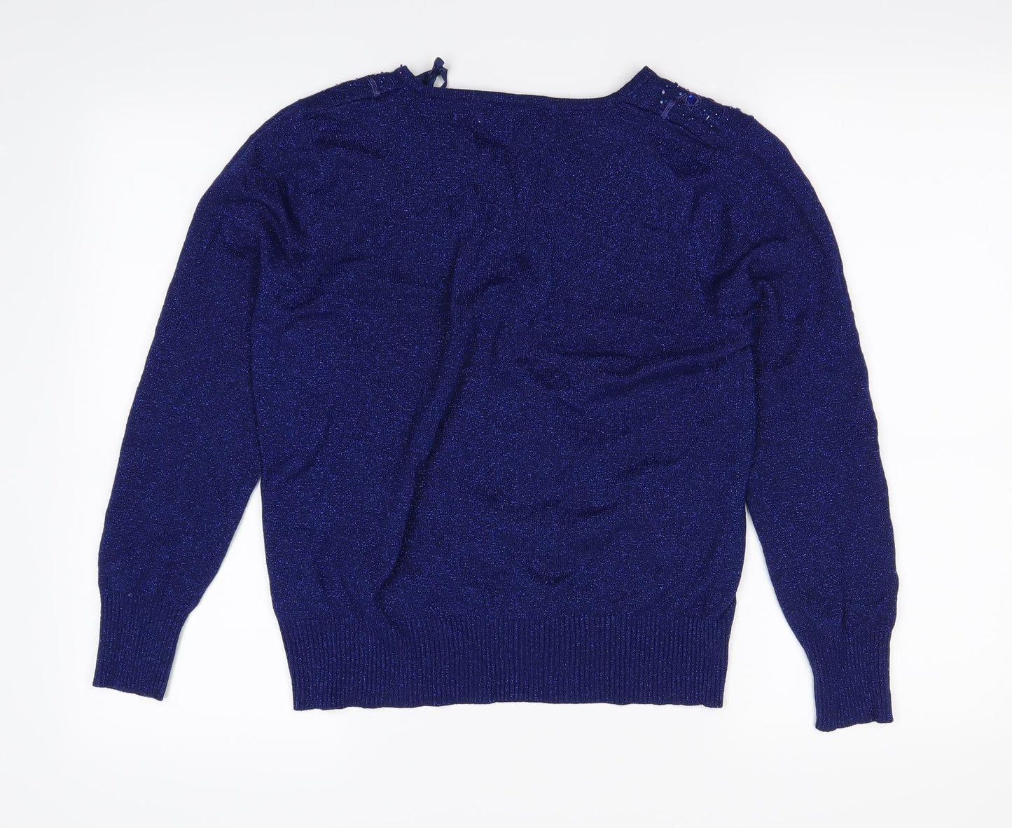 Bonmarché Womens Blue   Cardigan Jumper Size S