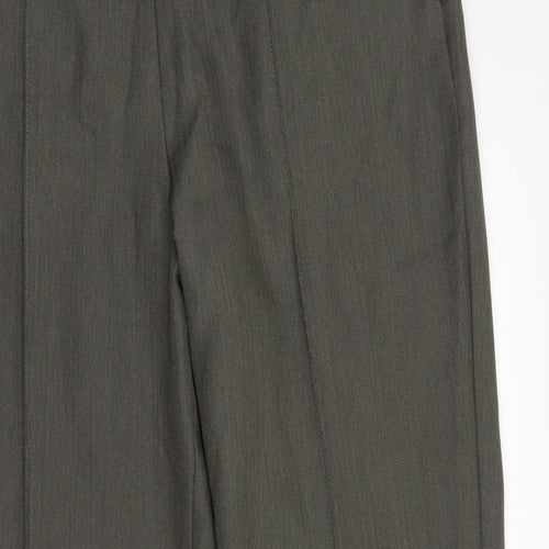 M&S  Womens Brown   Dress Pants Trousers Size 14 L29 in