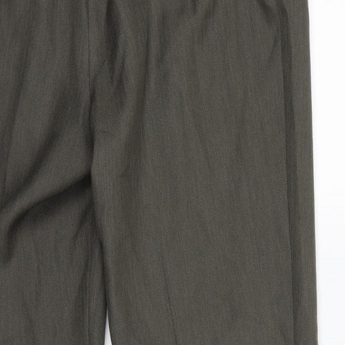 M&S  Womens Brown   Dress Pants Trousers Size 14 L29 in
