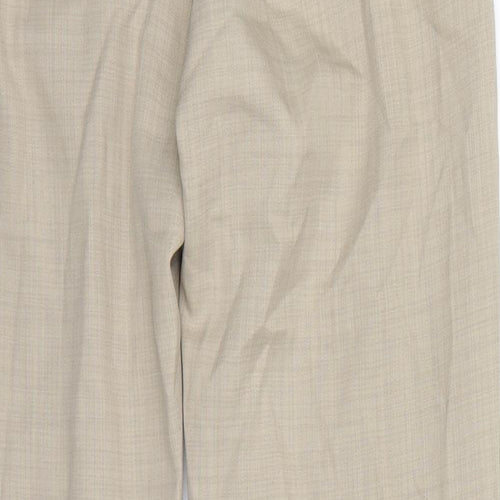 M&S  Womens Beige   Dress Pants Trousers Size 10 L27 in