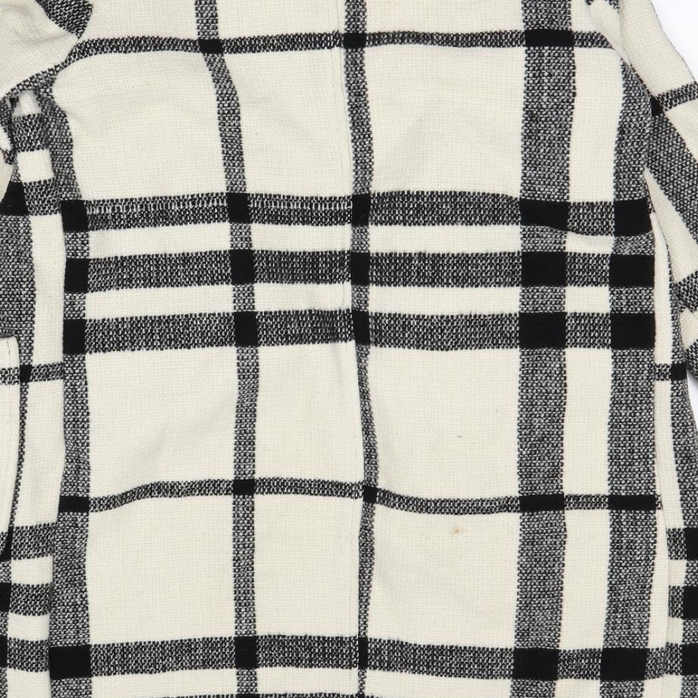 Papaya Womens Black Striped  Jacket Waistcoat Size 8