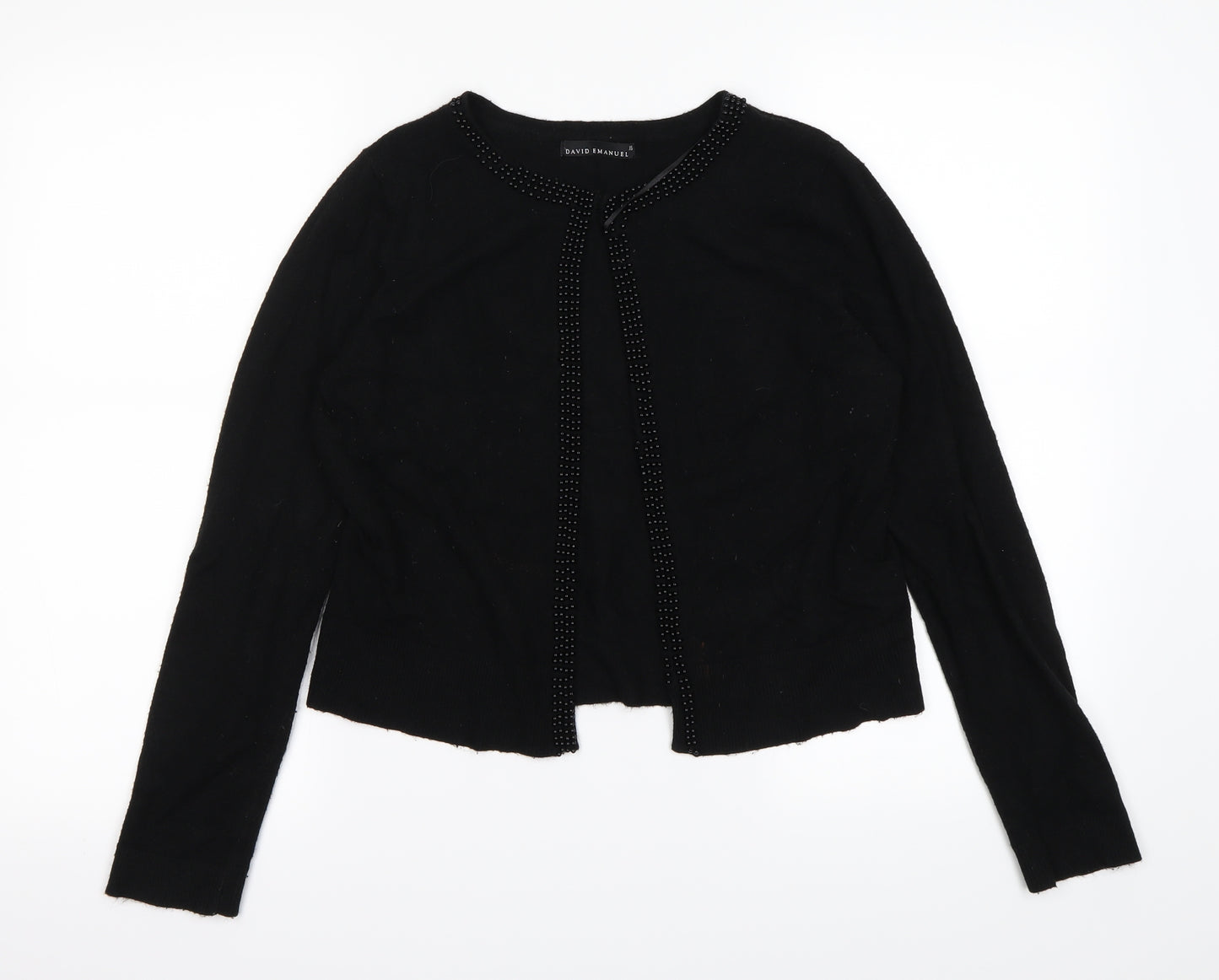 David emanual Womens Black   Cardigan Jumper Size XS