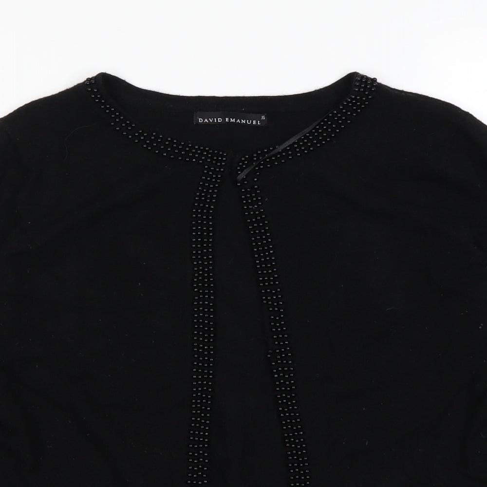 David emanual Womens Black   Cardigan Jumper Size XS