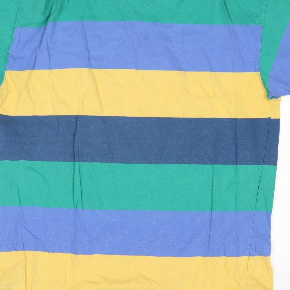 DOCKERS Womens Multicoloured Striped  Basic Casual Size M