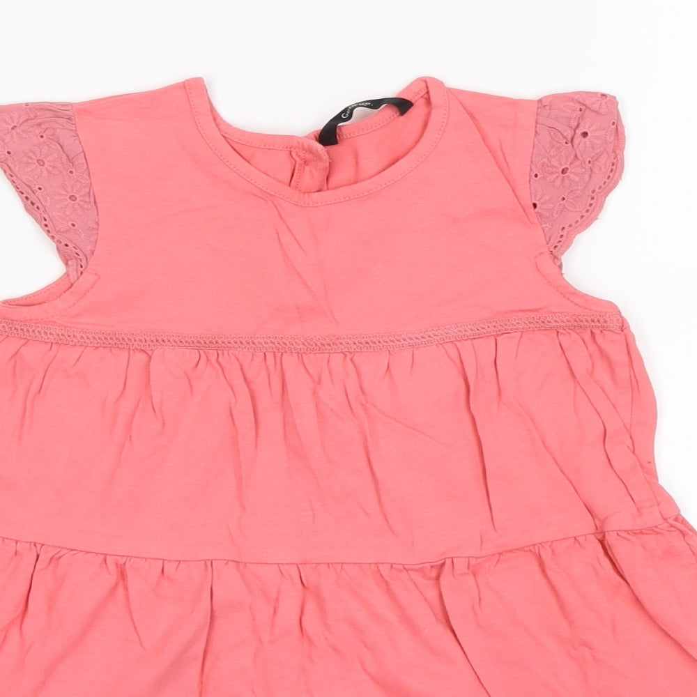 George  Girls Pink   Shirt Dress  Size 4 Years