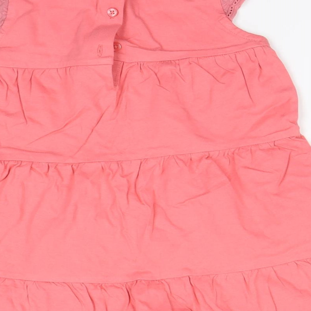 George  Girls Pink   Shirt Dress  Size 4 Years