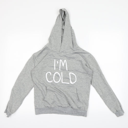 Preworn Womens Grey   Pullover Hoodie Size S