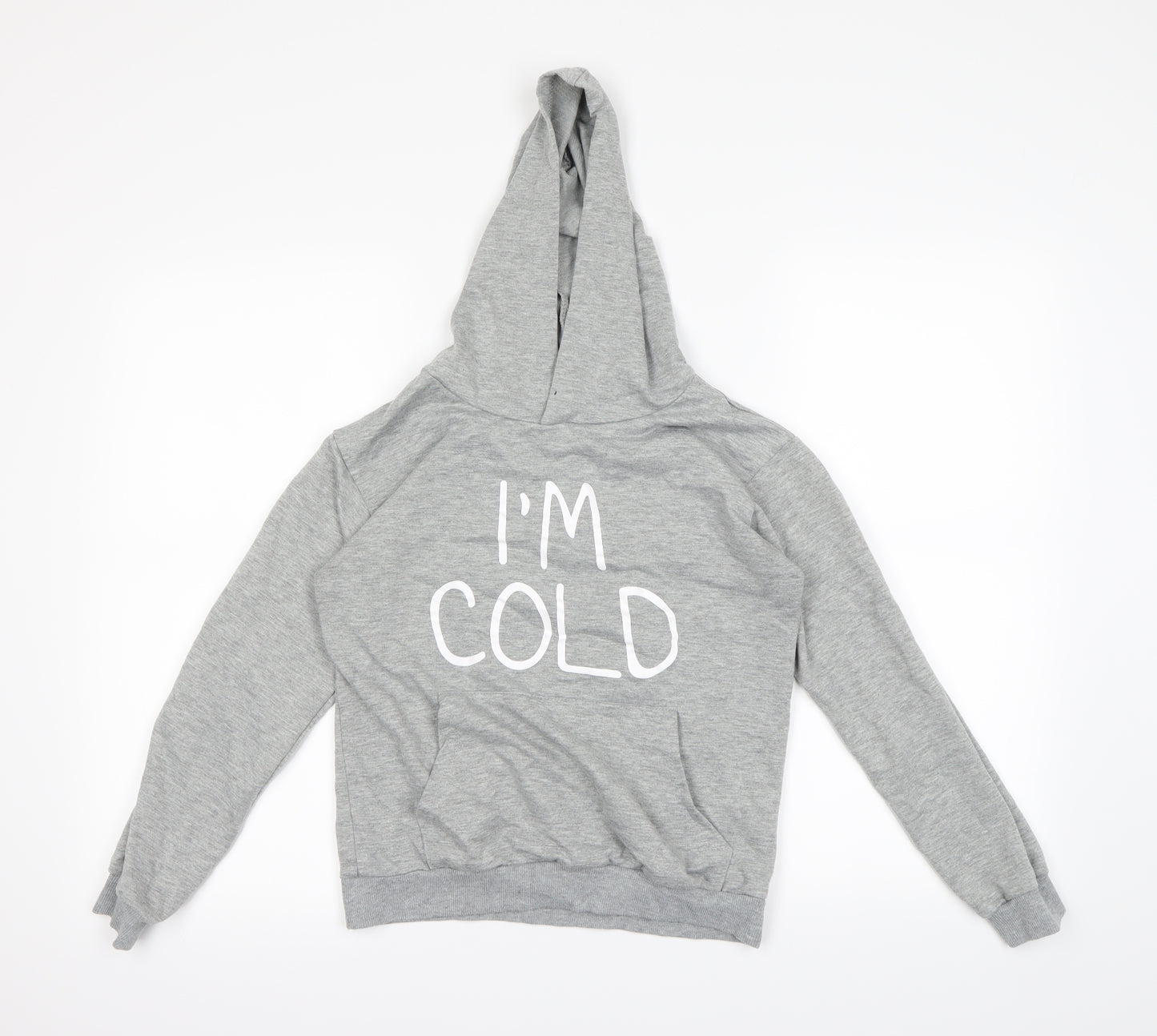 Preworn Womens Grey   Pullover Hoodie Size S