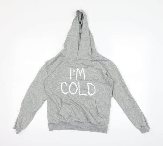 Preworn Womens Grey   Pullover Hoodie Size S