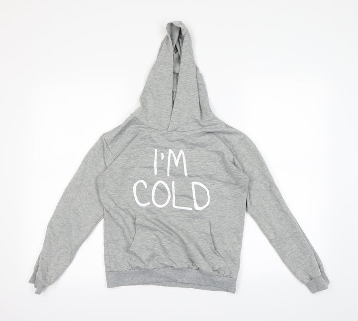 Preworn Womens Grey   Pullover Hoodie Size S