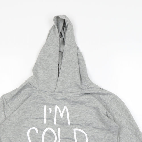Preworn Womens Grey   Pullover Hoodie Size S