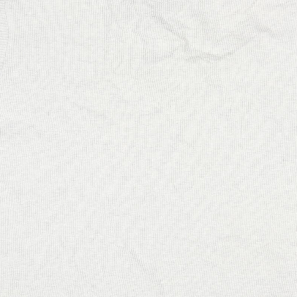 Authentic quality guranteed Mens White    T-Shirt Size L