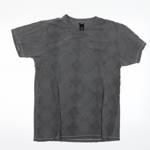 Alternative Mens Grey    T-Shirt Size L