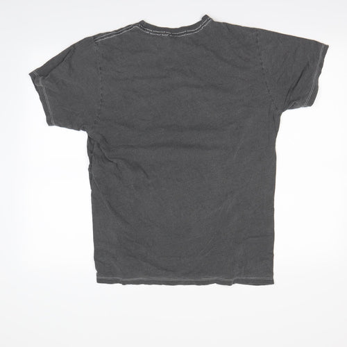 Alternative Mens Grey    T-Shirt Size L