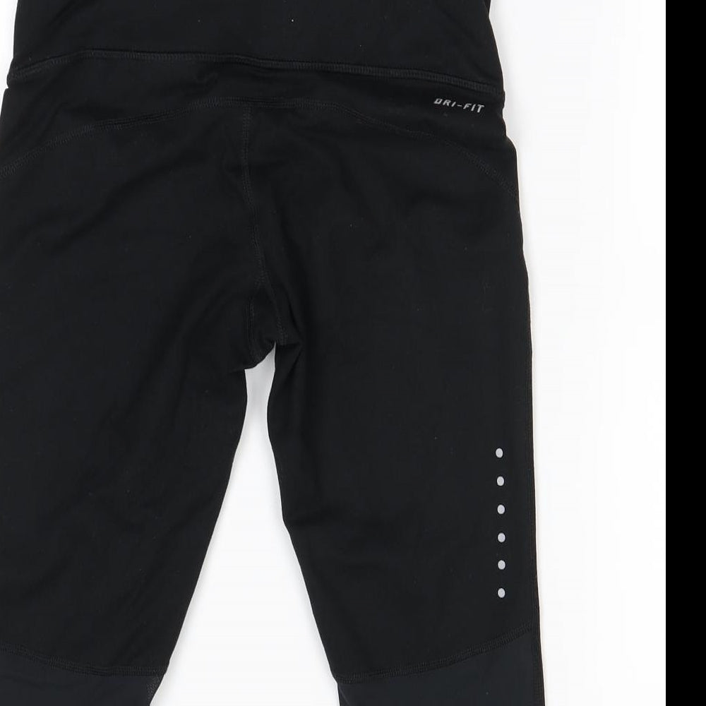 Nike  Womens Black   Compression Shorts Size S