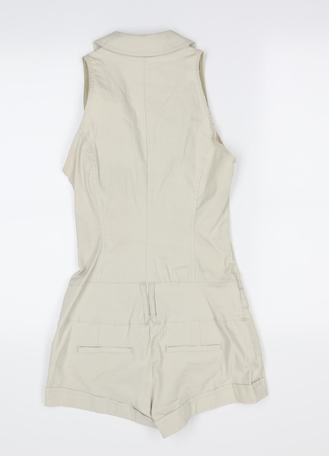 Jane Norman Womens Beige   Playsuit One-Piece Size 10