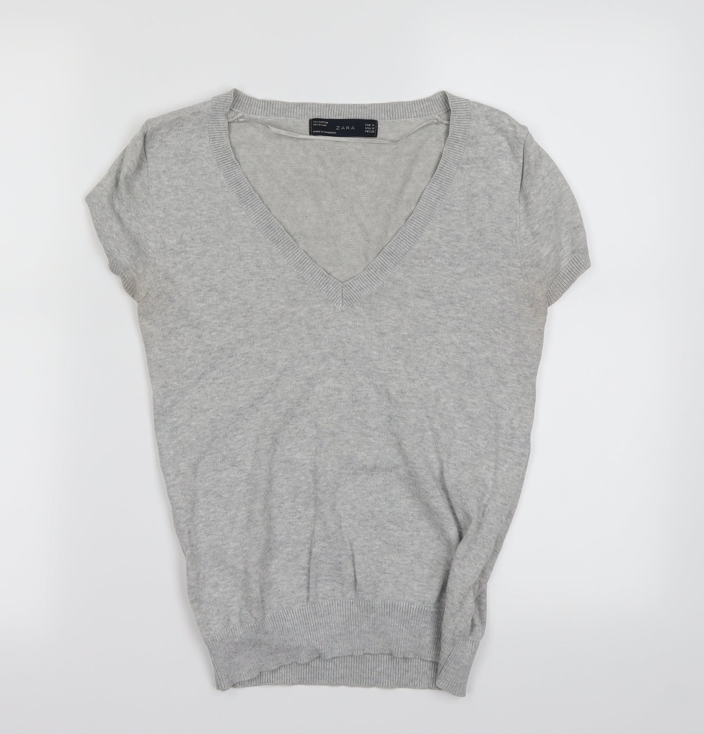 Zara Womens Grey   Vest Jumper Size M