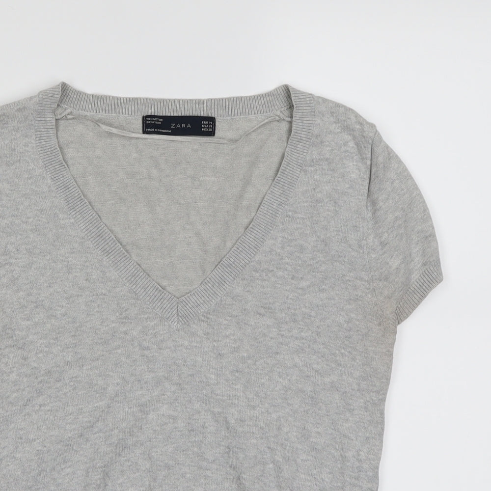 Zara Womens Grey   Vest Jumper Size M