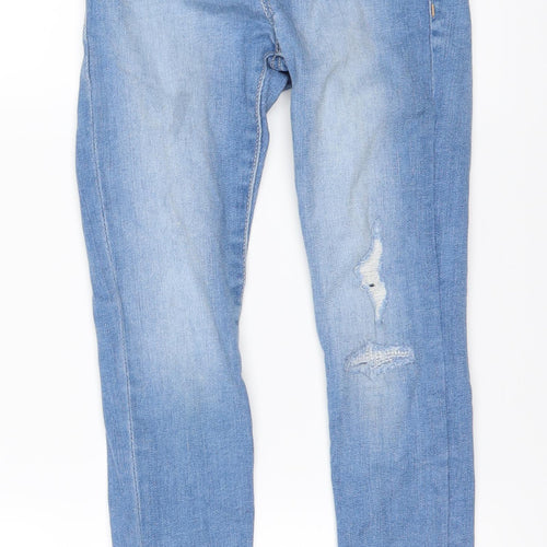 Preworn Womens Blue   Straight Jeans Size 8 L22 in