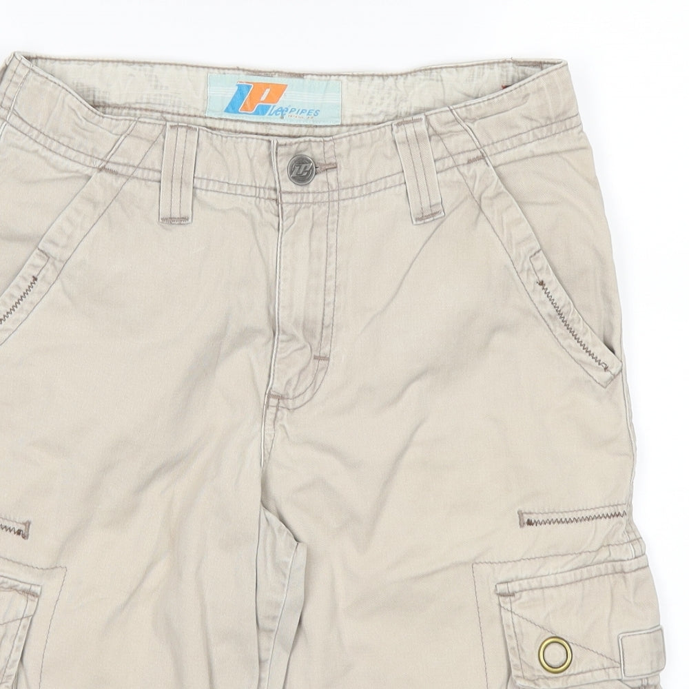 LP Womens Brown   Cargo Shorts Size 12