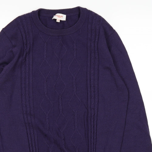 kanzler Womens Purple   Pullover Jumper Size S