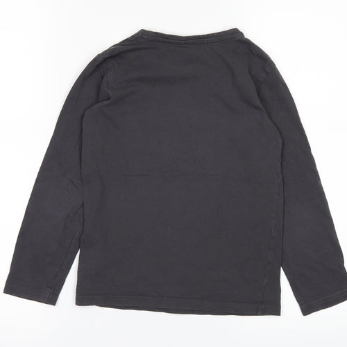 BOYS DEPT Boys Grey   Basic T-Shirt Size S
