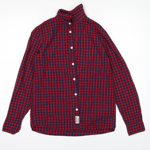 H&M Girls Red   Basic Button-Up Size 12-13 Years