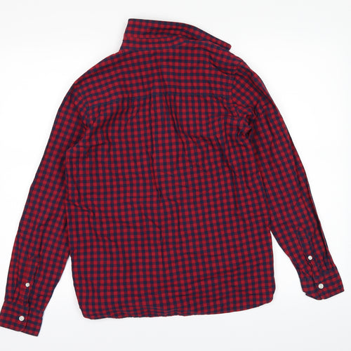 H&M Girls Red   Basic Button-Up Size 12-13 Years