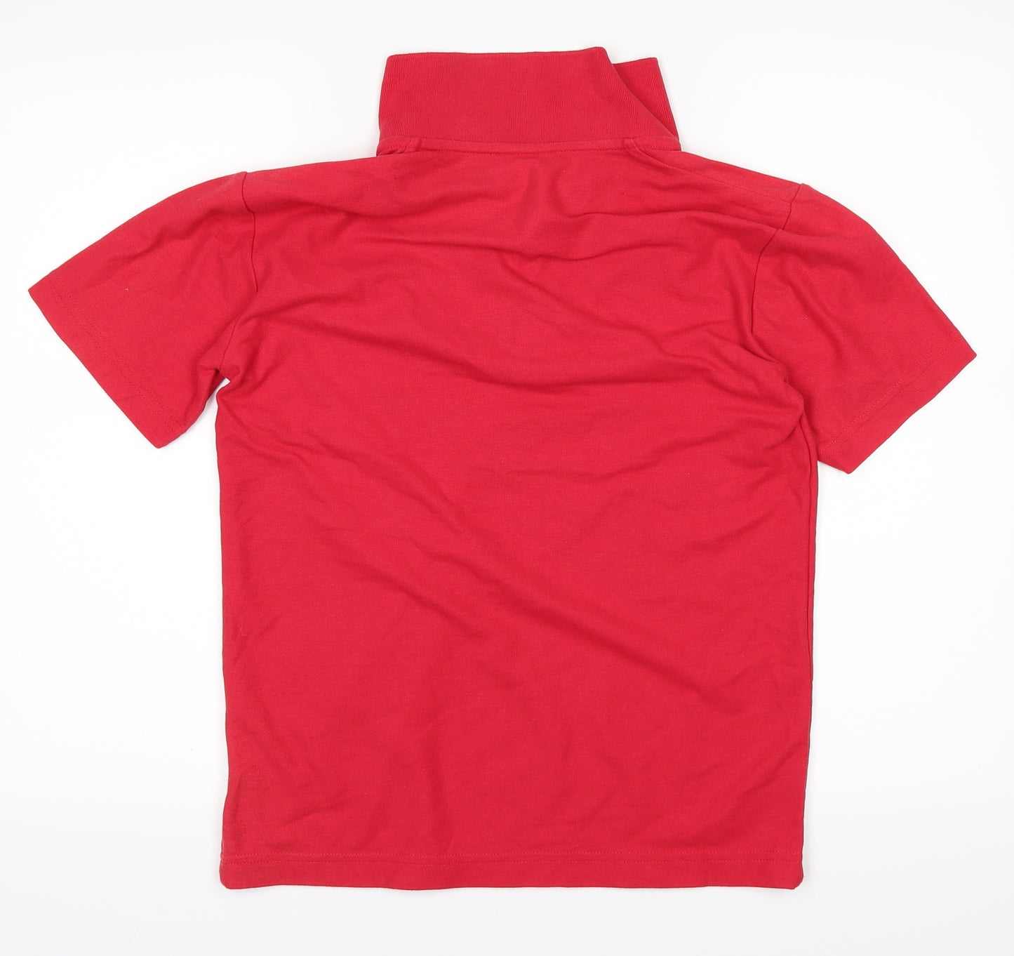 woodbank Boys Red   Basic Polo Size 13 Years