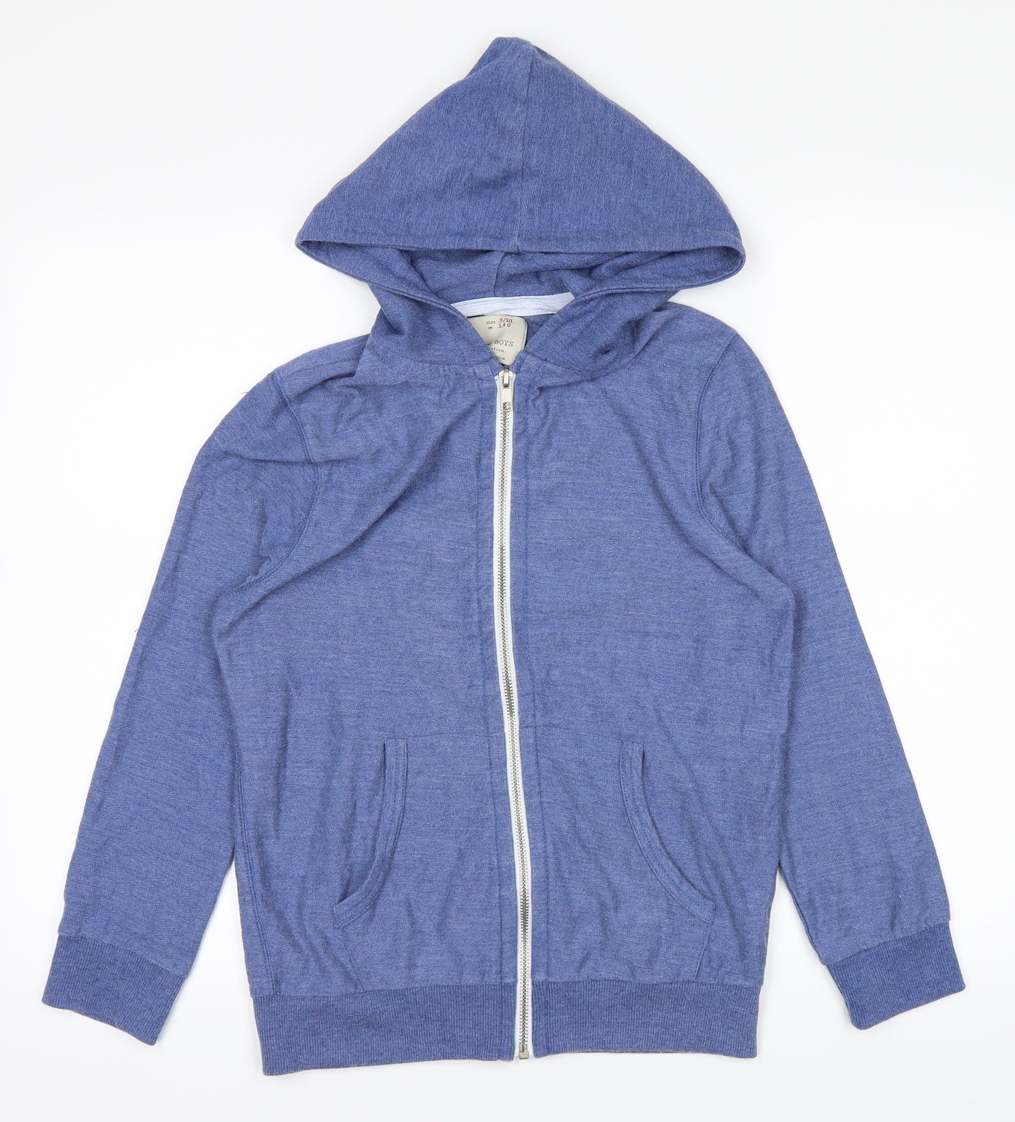 Zara Boys Blue   Full Zip Hoodie Size 9-10 Years