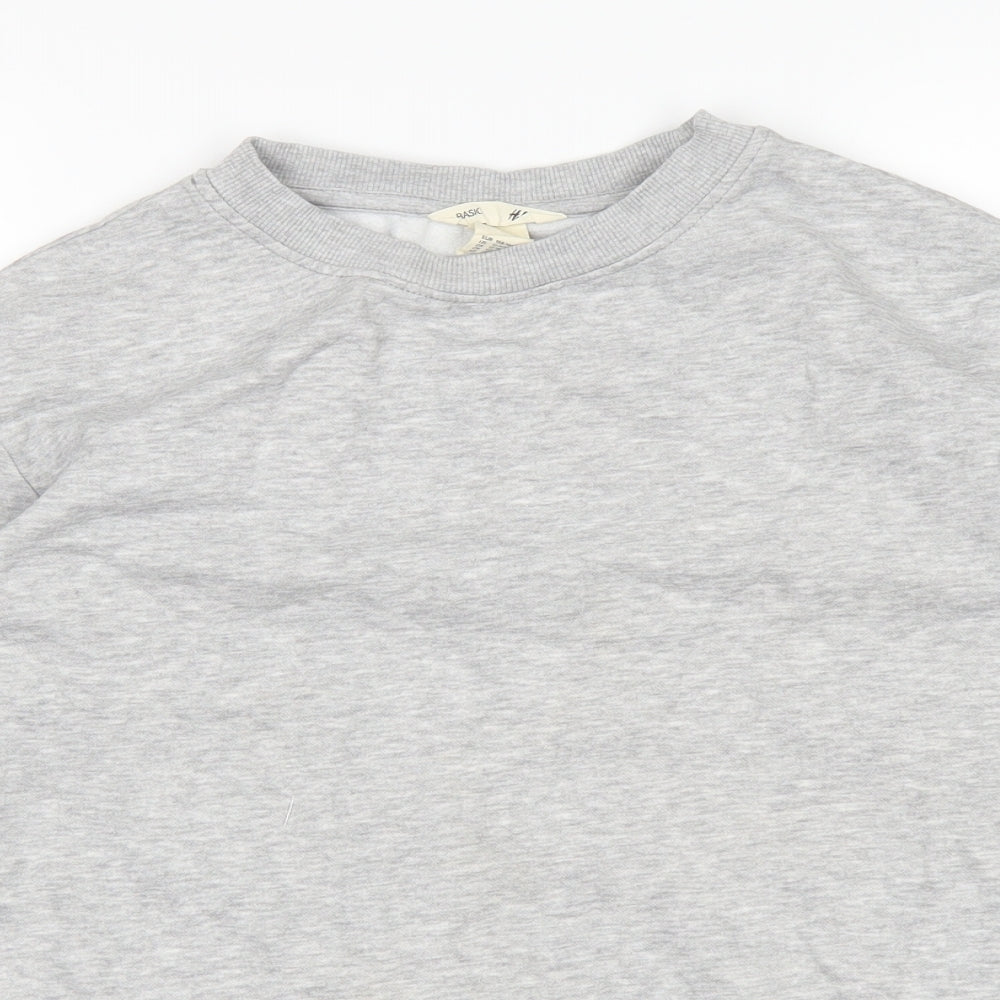 H&M Boys Grey   Pullover Jumper Size 13-14 Years