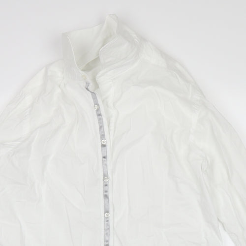 belmonte Mens White    Dress Shirt Size 42
