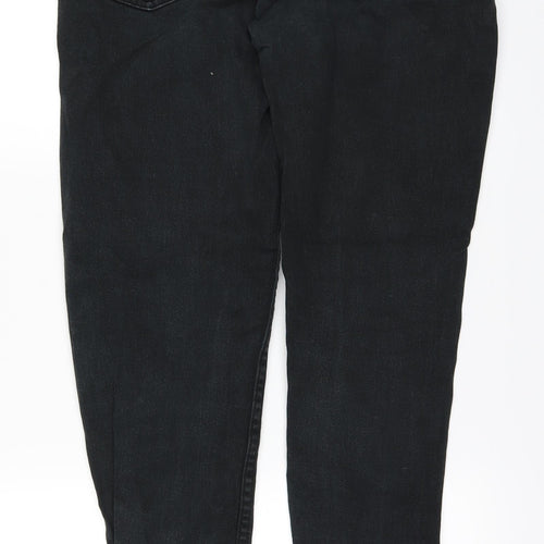 DenimCo Mens Black  Denim Skinny Jeans Size 34 L30 in