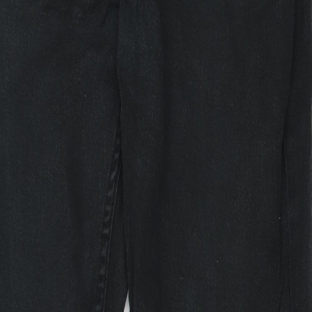DenimCo Mens Black  Denim Skinny Jeans Size 34 L30 in