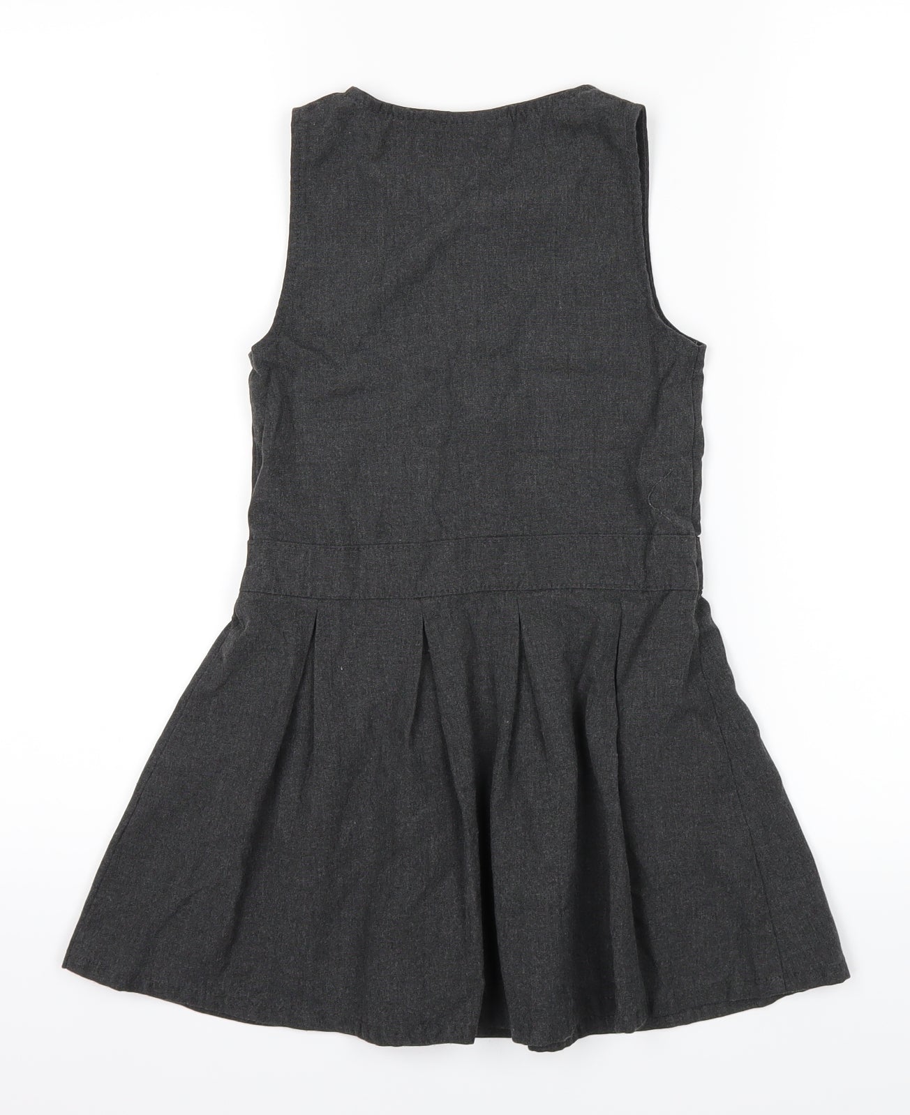 DEBINHAMS Girls Grey   Fit & Flare  Size 6 Years  - school