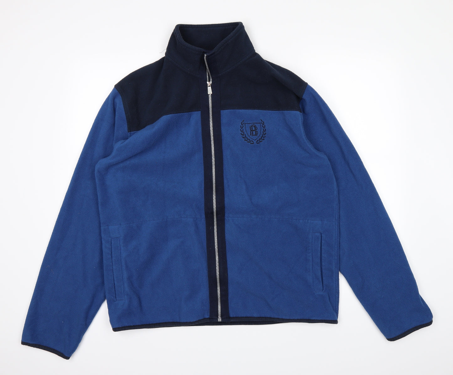 Marks and Spencer Mens Blue   Full Zip Jumper Size M  - blue harbour
