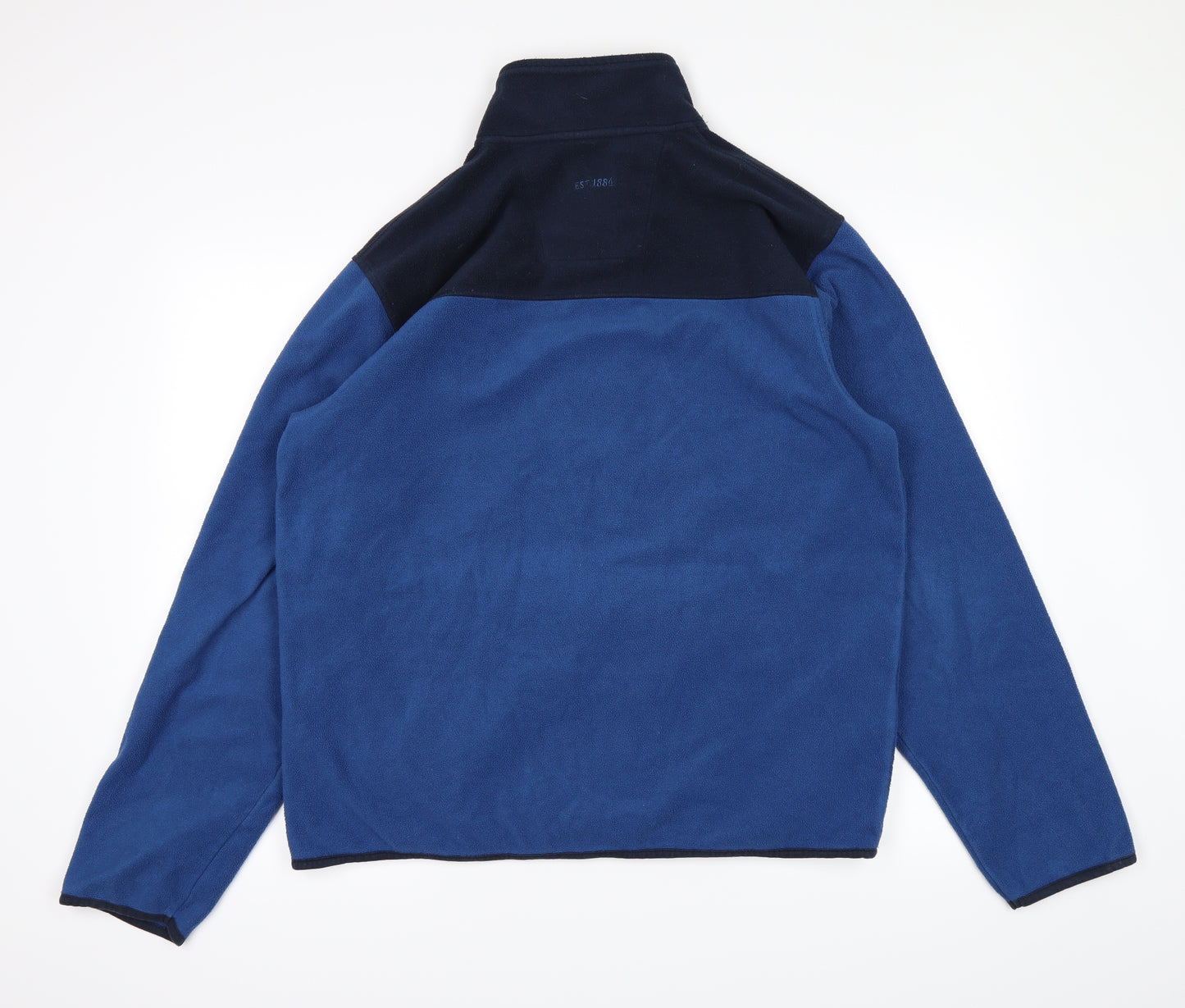 Marks and Spencer Mens Blue   Full Zip Jumper Size M  - blue harbour