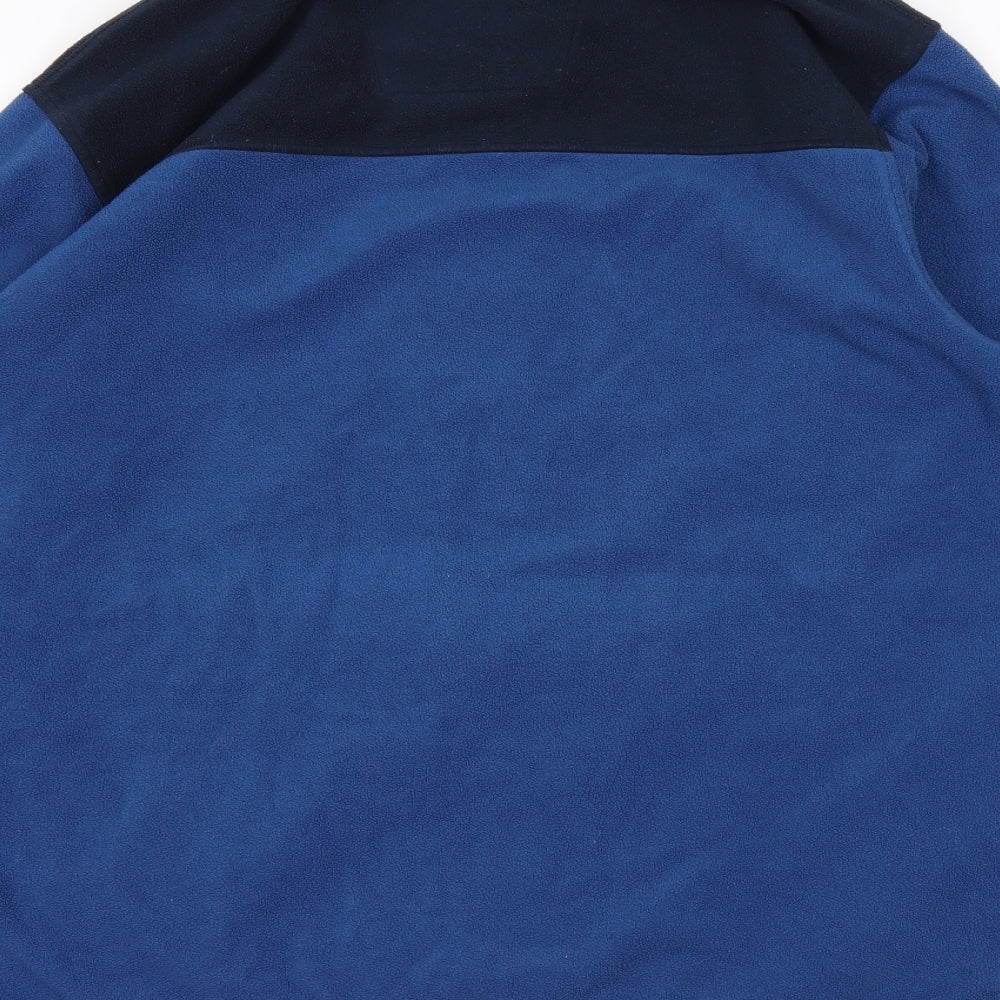 Marks and Spencer Mens Blue   Full Zip Jumper Size M  - blue harbour