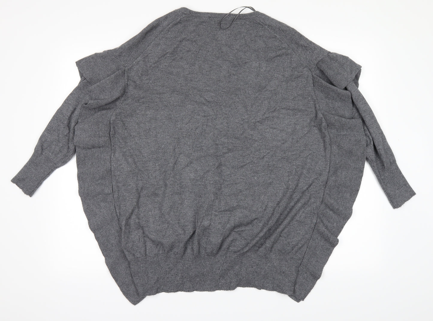 Zara Knit Womens Grey   Pullover Jumper Size S
